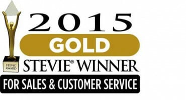 Gold Stevie Award for Sales & Customer Service