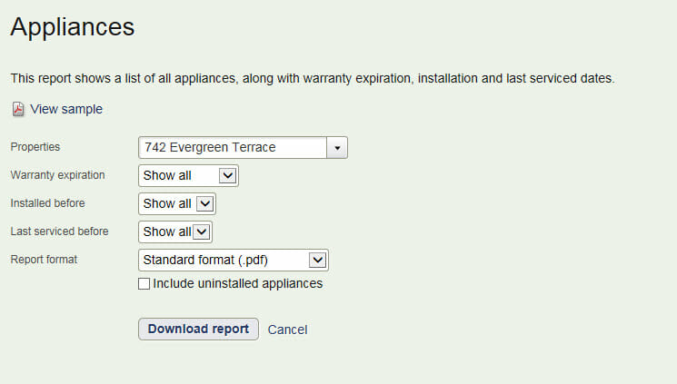 appliance tracking 6