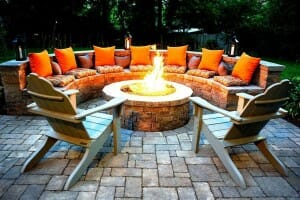 southern landscaping fire pit