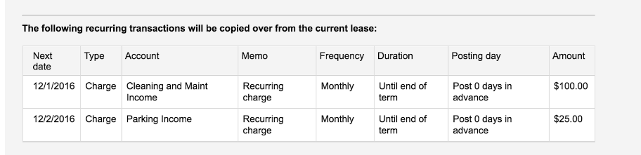 Lease Renewals Software Feature