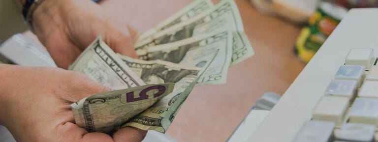 Accepting rents in cash.