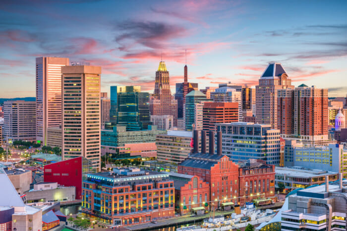 Baltimore, Maryland | 100 Up-and-Coming Real Estate Markets to Watch in 2020 | Buildium