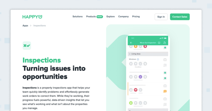 HappyInspector property management software