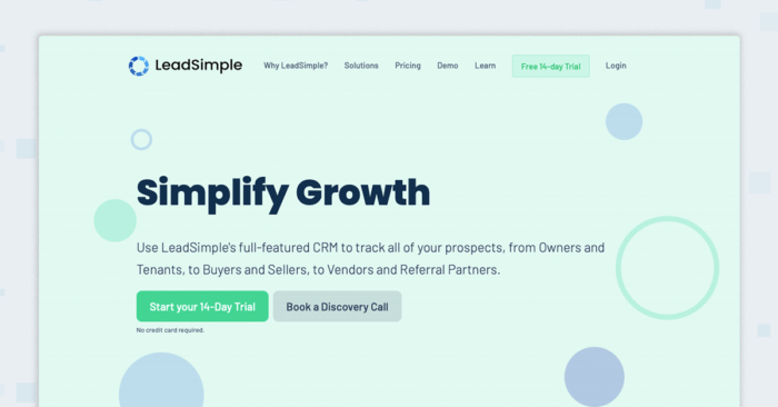 LeadSimple property management software