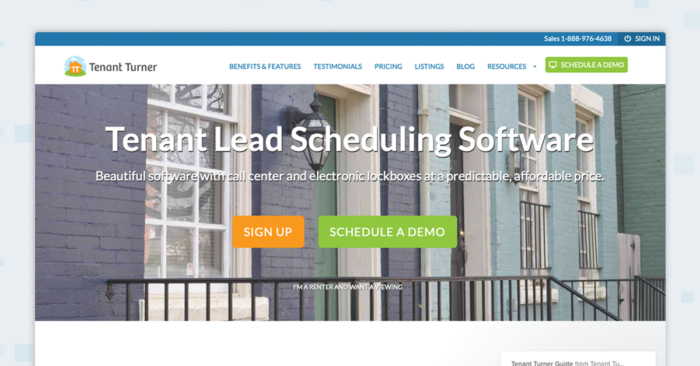 Tenant Turner property management software