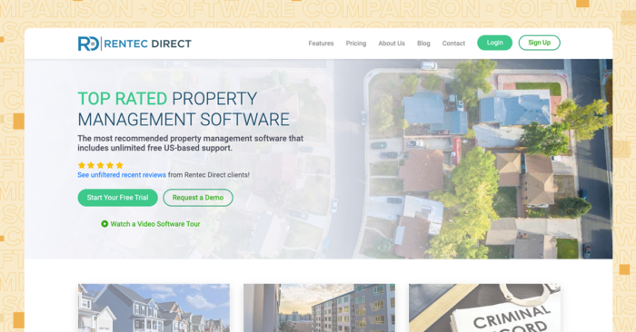 rentdirect best property management software