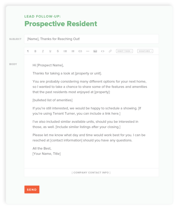 property management email templates prospective resident