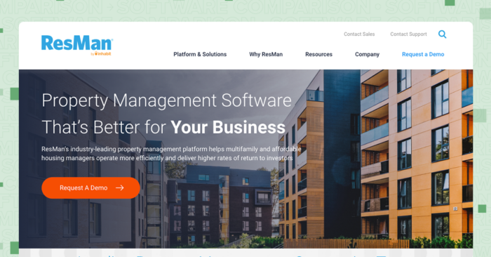 property management accounting software ResMan