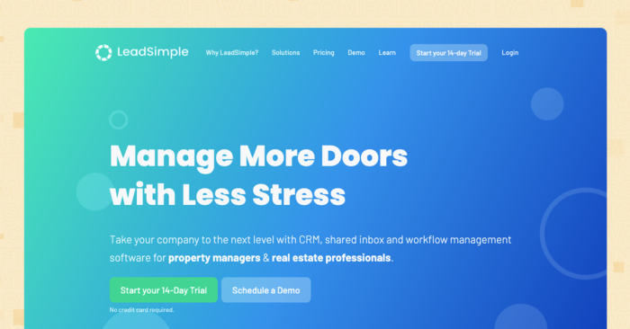property management software for small business LeadSimple