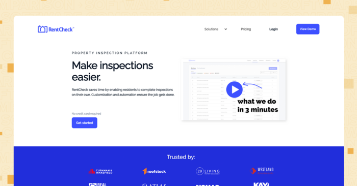 property management inspection software RentCheck