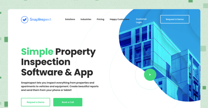 property management inspection software SnapInspect