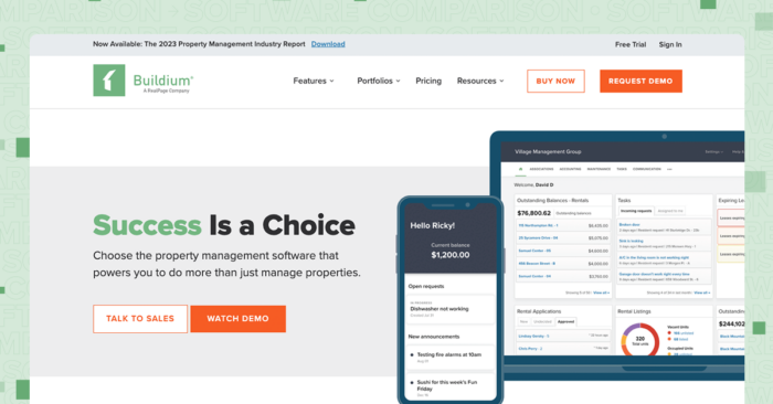 property management websites Buildium