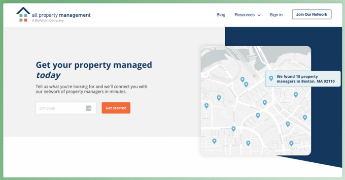 APM technology for property management