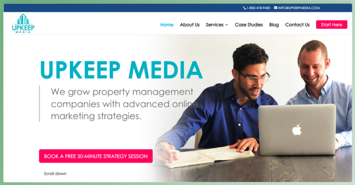 upkeep media property management marketing