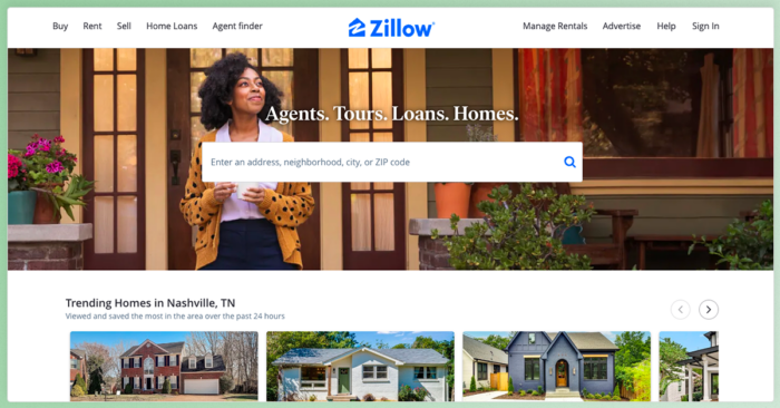 best rental listing sites Zillow