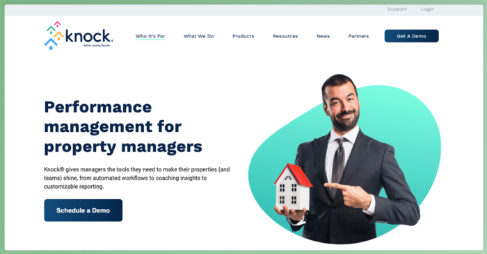 property management crm software knock