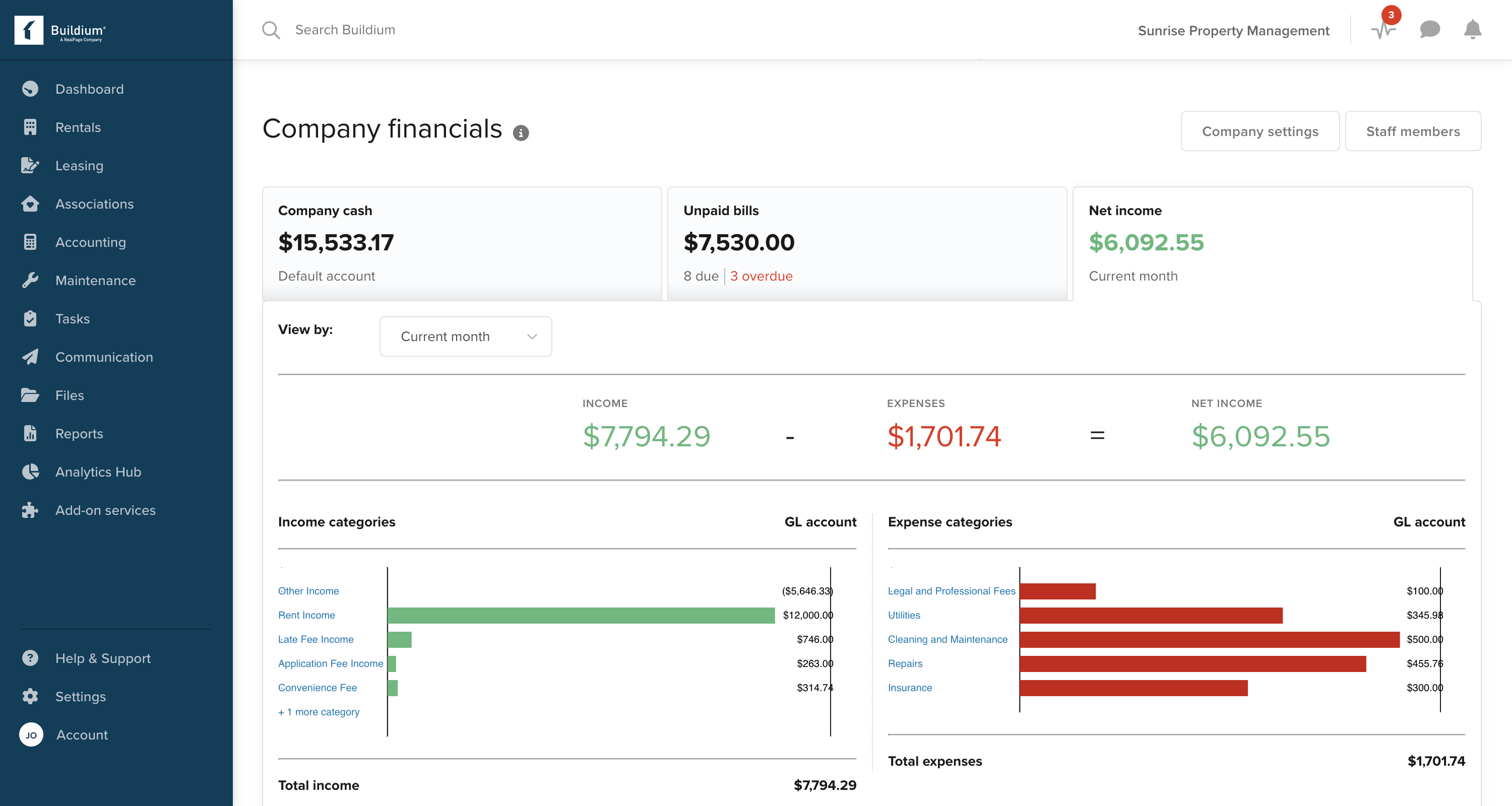 Real Estate Accounting Software Buildium