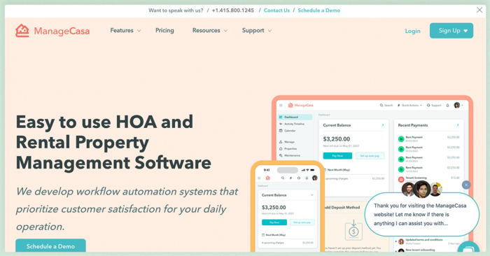 best property management work order software managecasa