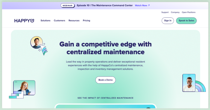 property maintenance software happyco