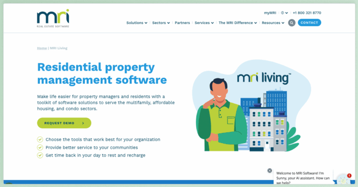 best real estate management software mri