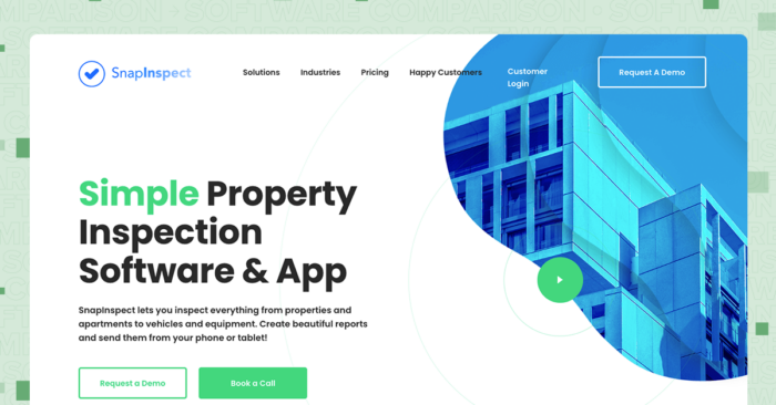 property management inspection software snapinspect inline