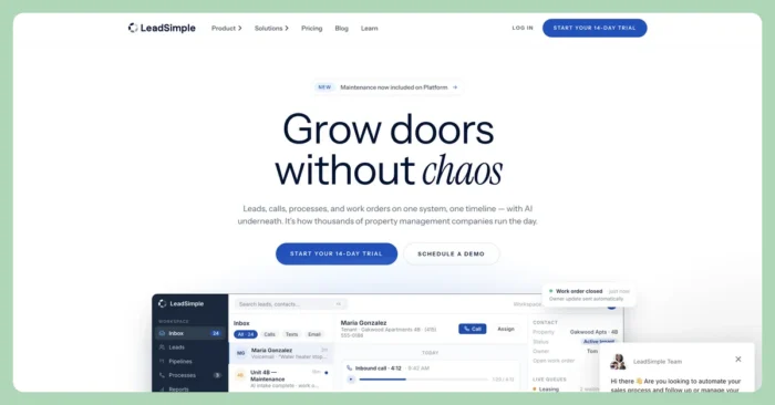 property management crm leadsimple inline