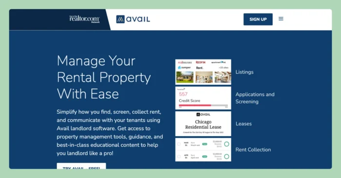 Free Property Management Software inline avail