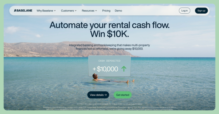 best rental property management software baselane inline