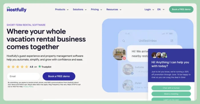 Short Term Rental Management Software hostfully inline