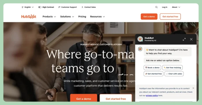 Best Commercial Real Estate CRM hubspot inline
