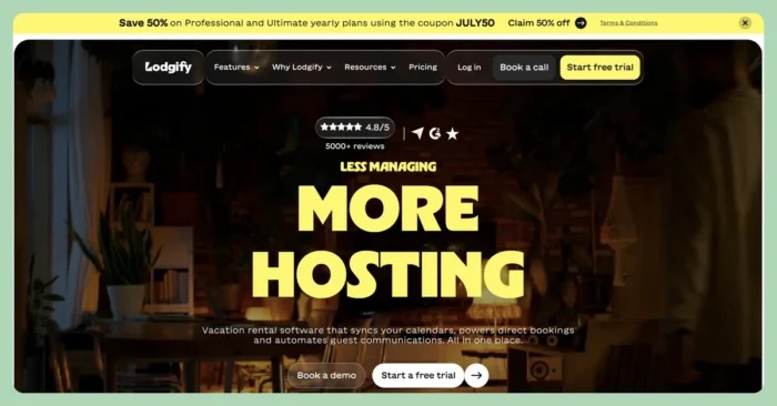 Short Term Rental Management Software lodgify inline